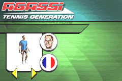 Screenshot from Agassi Tennis Generation (Europe) (En,Fr,De,Es,It)