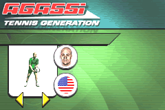 Screenshot from Agassi Tennis Generation (USA)