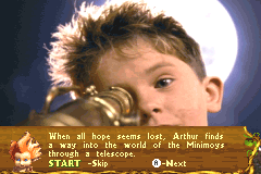 Screenshot from Arthur and the Invisibles (USA) (En,Fr,Es)