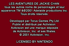 Screenshot from Aventures de Jackie Chan, Les - La Legende de la Main Noire (France)