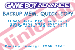 Screenshot from Backup Mem. Quick-Copy (Unknown) (v1.04) (Program)
