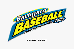 Screenshot from Backyard Baseball 2006 (USA)