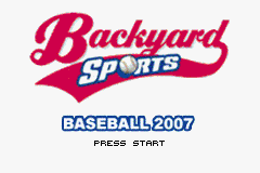 Screenshot from Backyard Sports - Baseball 2007 (USA)