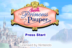 Screenshot from Barbie - The Princess and the Pauper (USA)