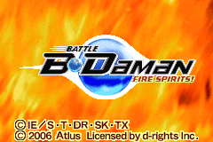 Screenshot from Battle B-Daman - Fire Spirits! (USA)
