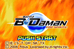 Screenshot from Battle B-Daman - Fire Spirits! (USA)