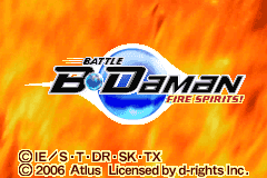 Screenshot from Battle B-Daman - Fire Spirits! (USA)