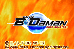 Screenshot from Battle B-Daman - Fire Spirits! (USA)