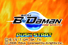 Screenshot from Battle B-Daman - Fire Spirits! (USA)