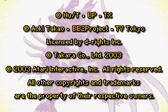 Screenshot from Beyblade V-Force - Ultimate Blader Jam (Europe) (En,Fr,De,Es,It)