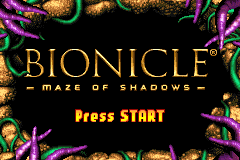 Screenshot from Bionicle - Maze of Shadows (Europe) (En,De) (Rev 1)