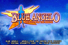 Screenshot from Blue Angelo - Angels from the Shrine (Europe) (Proto 2)