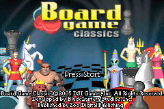 Screenshot from Board Game Classics - Backgammon & Chess & Draughts (Europe) (En,Fr,De,Es,It)