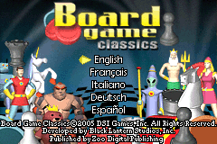 Screenshot from Board Game Classics - Backgammon & Chess & Draughts (Europe) (En,Fr,De,Es,It)