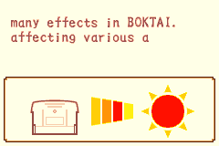 Screenshot from Boktai - The Sun Is in Your Hand (Europe) (En,Fr,De,Es,It)