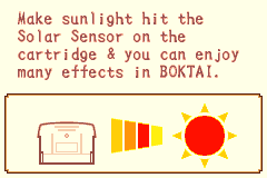 Screenshot from Boktai - The Sun Is in Your Hand (USA) (Sample)
