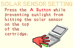 Screenshot from Boktai - The Sun Is in Your Hand (USA) (Sample)