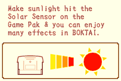 Screenshot from Boktai - The Sun Is in Your Hand (USA)