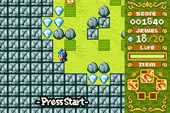 Screenshot from Boulder Dash EX (Japan)
