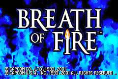Screenshot from Breath of Fire (USA)