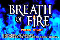 Screenshot from Breath of Fire (USA)