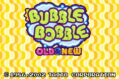 Screenshot from Bubble Bobble - Old & New (Europe) (En,Fr,De,Es,It)
