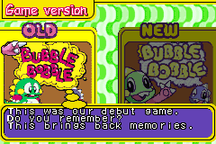 Screenshot from Bubble Bobble - Old & New (Europe) (En,Fr,De,Es,It)