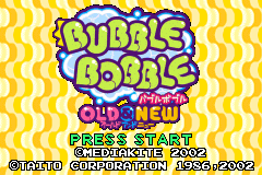 Screenshot from Bubble Bobble - Old & New (Japan)