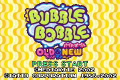 Screenshot from Bubble Bobble - Old & New (Japan)