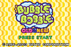 Screenshot from Bubble Bobble - Old & New (USA)