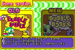 Screenshot from Bubble Bobble - Old & New (USA)