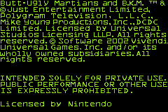 Screenshot from Butt-Ugly Martians - B.K.M. Battles (Europe) (En,Fr,De,Es,It)