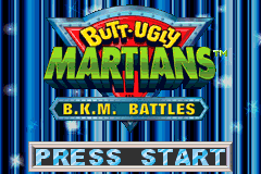 Screenshot from Butt-Ugly Martians - B.K.M. Battles (Europe) (En,Fr,De,Es,It)