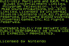Screenshot from Butt-Ugly Martians - B.K.M. Battles (USA)