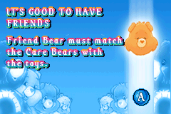 Screenshot from Care Bears - The Care Quest (Europe) (En,Fr,De,Es,It,Nl,Pt,Da)