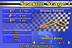 Screenshot from Carrera Power Slide (Europe) (En,Fr,De,Es,It,Nl)