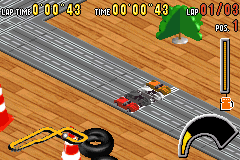 Screenshot from Carrera Power Slide (Europe) (En,Fr,De,Es,It,Nl)