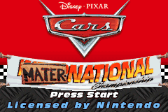 Screenshot from Cars - Mater-National Championship (Europe) (En,Fr,De,Es,It,Nl)