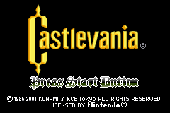 Screenshot from Castlevania (Europe) (Virtual Console)
