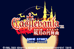 Screenshot from Castlevania - Akatsuki no Minuet (Japan) (Virtual Console)