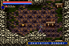 Screenshot from Castlevania - Circle of the Moon (USA) (Virtual Console)