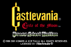 Screenshot from Castlevania - Circle of the Moon (USA) (Virtual Console)