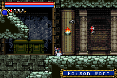 Screenshot from Castlevania - Circle of the Moon (USA) (Virtual Console)
