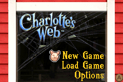 Screenshot from Charlotte's Web (Europe) (En,Fr,De,Es,It)
