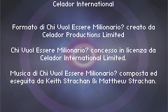 Screenshot from Chi Vuol Essere Milionario (Italy)