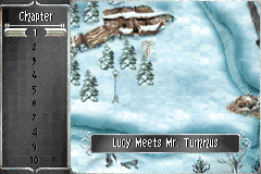 Screenshot from Chronicles of Narnia, The - The Lion, the Witch and the Wardrobe (USA, Europe) (En,Fr,De,Es,It,Nl,Sv,Da)