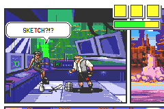 Screenshot from Comix Zone (Europe) (En,Fr,De,Es,It)