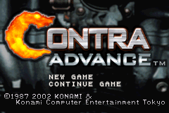 Screenshot from Contra Advance (USA) (Beta)