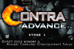 Screenshot from Contra Advance (USA) (Beta)