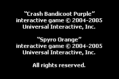 Screenshot from Crash & Spyro Superpack - Spyro Orange - The Cortex Conspiracy + Crash Bandicoot Purple - Ripto's Rampage (USA)